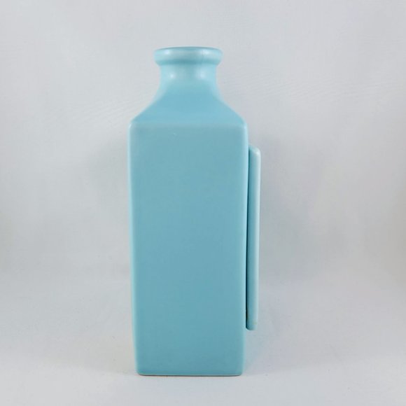 Scripture Photo Vase DaySpring Happy Jeanne Winters Teal Ceramic 2008 Psalm 68:3 - Picture 6 of 10